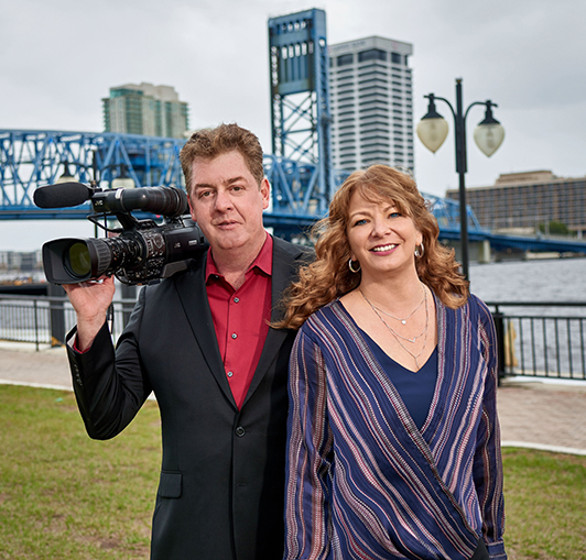 James Jenkins and Sheila Davenport in Jacksonville.